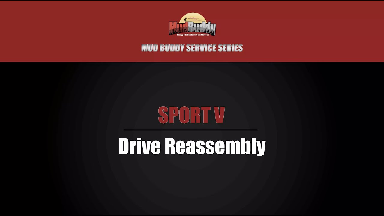 Sport V - Drive Reassembly