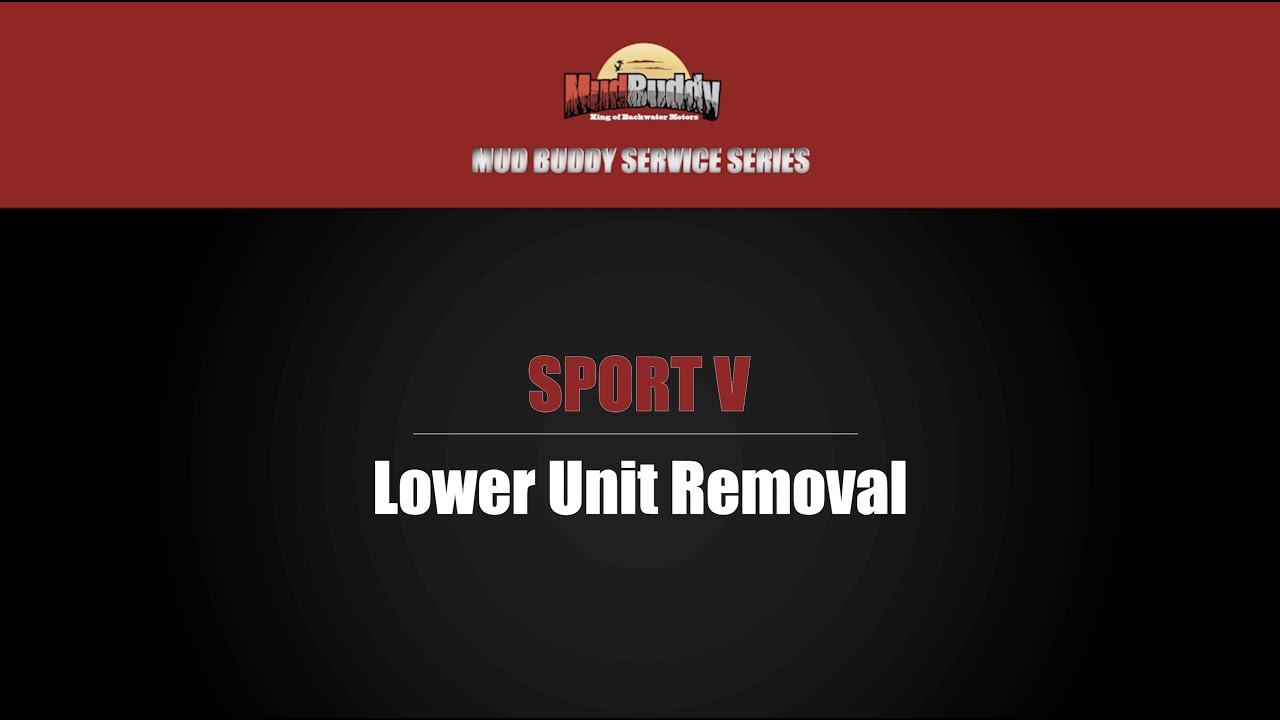 Sport V - Lower Unit Removal 