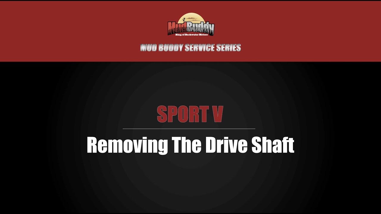 Sport V - Remove The Drive Shaft